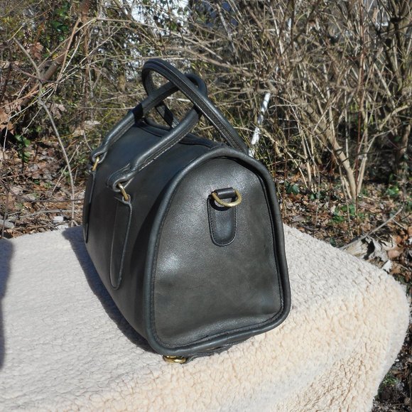 Vintage Coach Forest Green Madison Satchel Large NYC 9765 - Picture 3 of 15